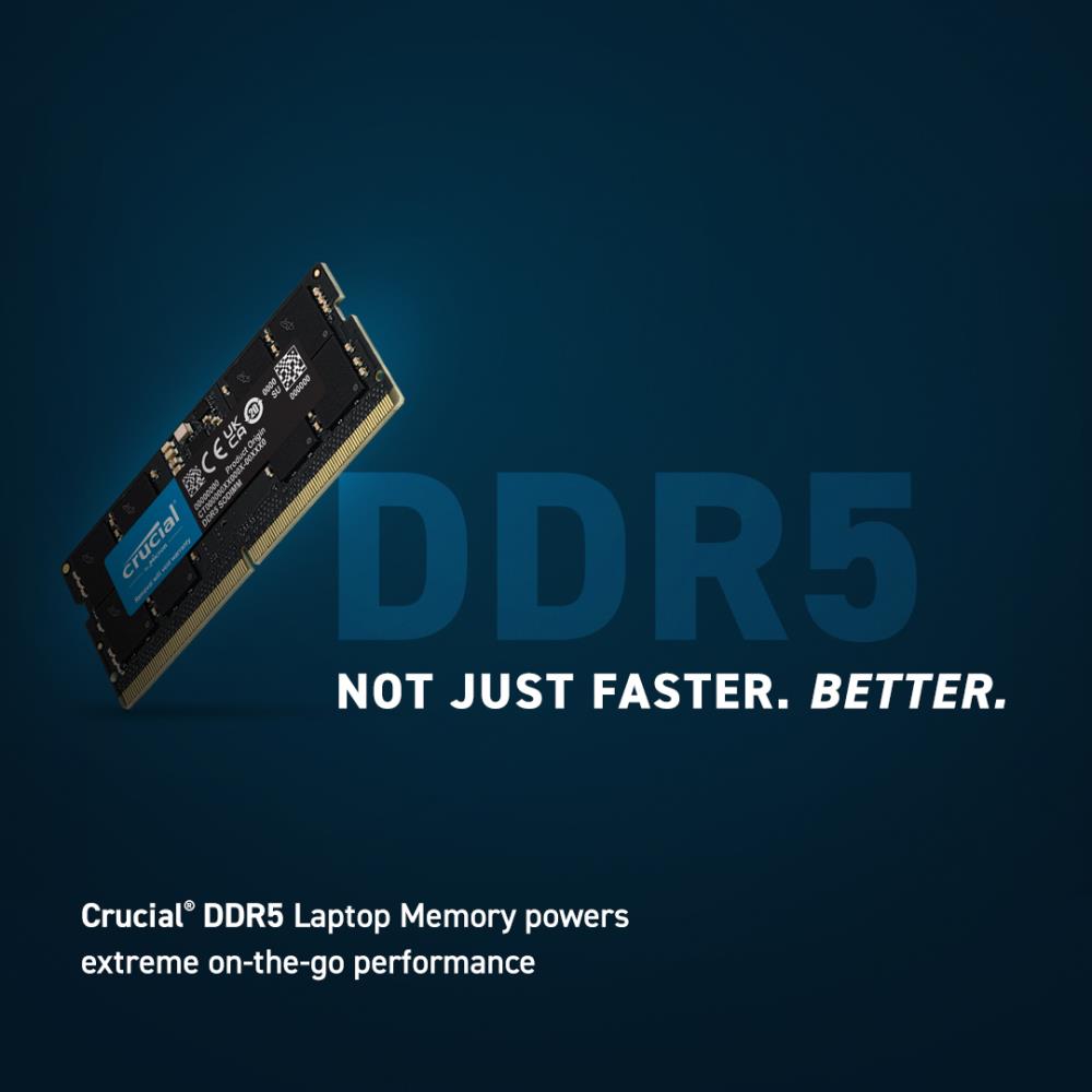 NB MEMORY 16GB DDR5-4800 SO/CT16G48C40S5 CRUCIAL