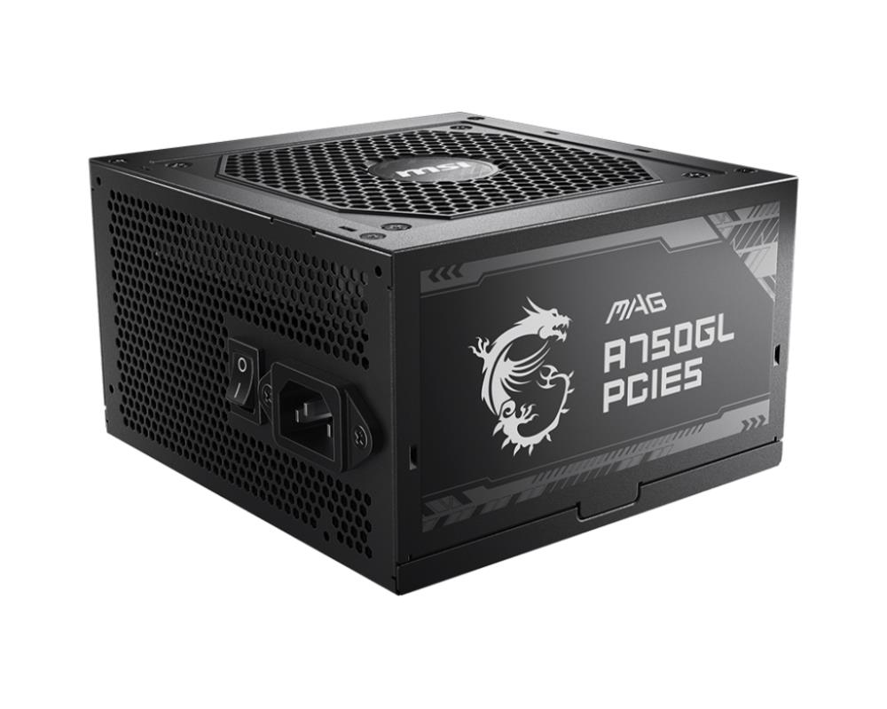 Toiteplokk|MSI|750 Watts|Efficiency 80 PLUS GOLD|PFC Active|MAGA750GLP&#...