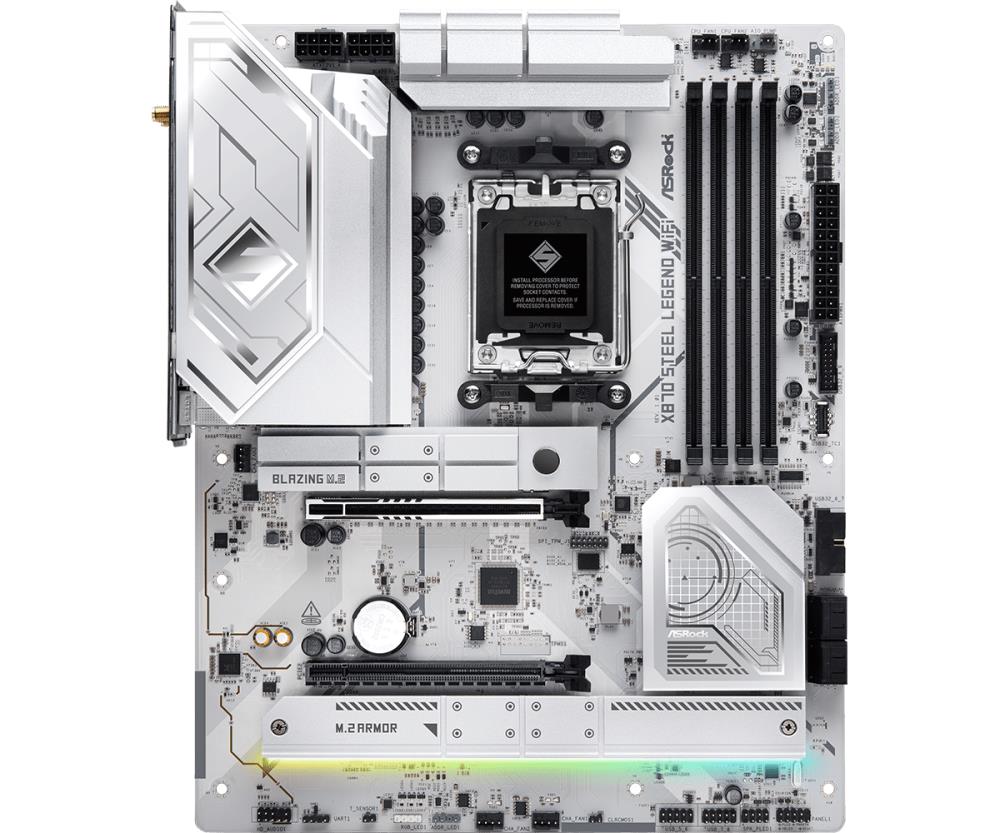 Emaplaat|ASROCK|AMD X870|SAM5|ATX|Memory DDR5|Memory slots 4|1xPCI-Expr&...
