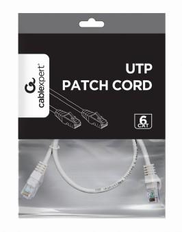 PATCH CABLE CAT6 UTP 0.5M/GREY PP6U-0.5M GEMBIRD