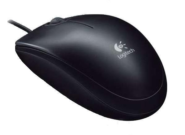 MOUSE USB OPTICAL M90/BLACK 910-001793 LOGITECH