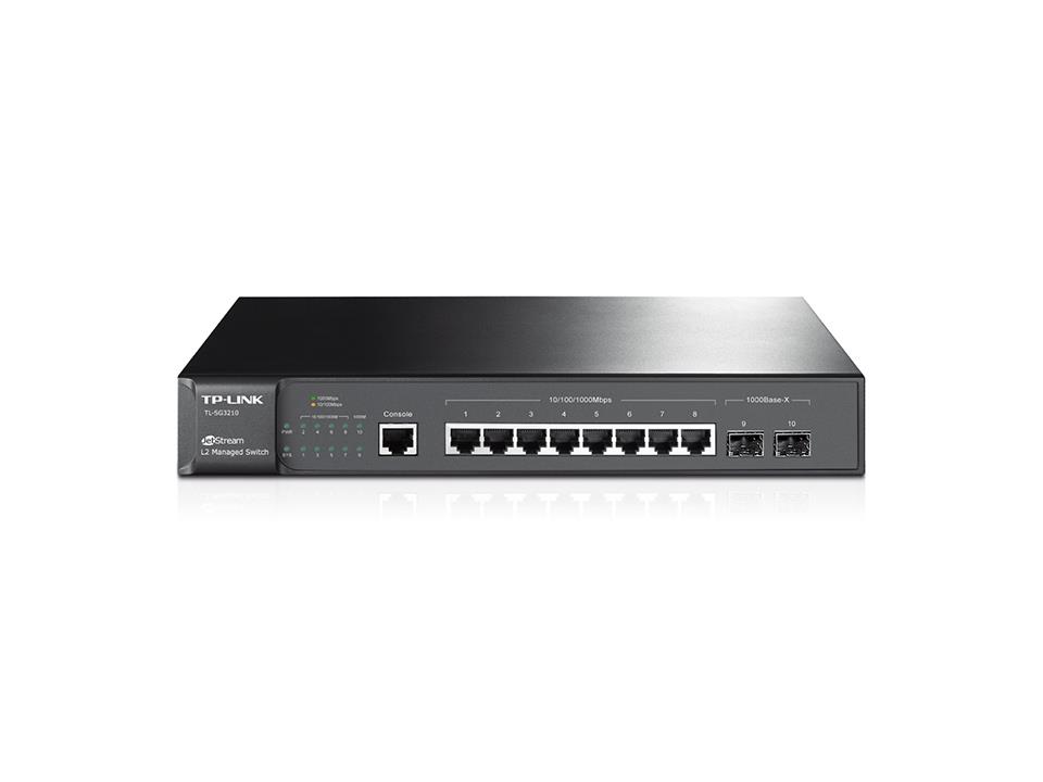 Switch|TP-LINK|Omada|TL-SG3210|Type L2|8x10Base-T / 100Base-TX / 1000Bas...