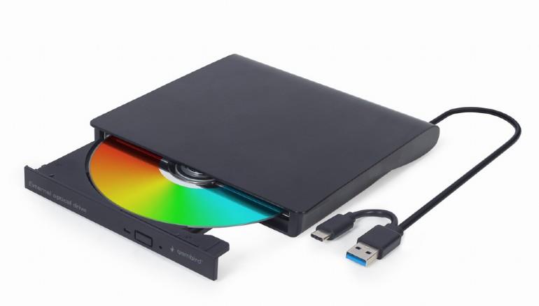 DVD RW USB3/USB-C 8X EXT RTL/BLACK DVD-USB-03 GEMBIRD