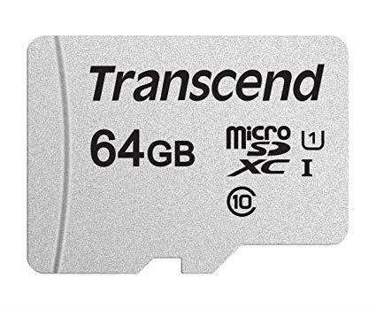 MÄLUKAART SDXC 64GB/C10 TS64GUSD300S TRANSCEND