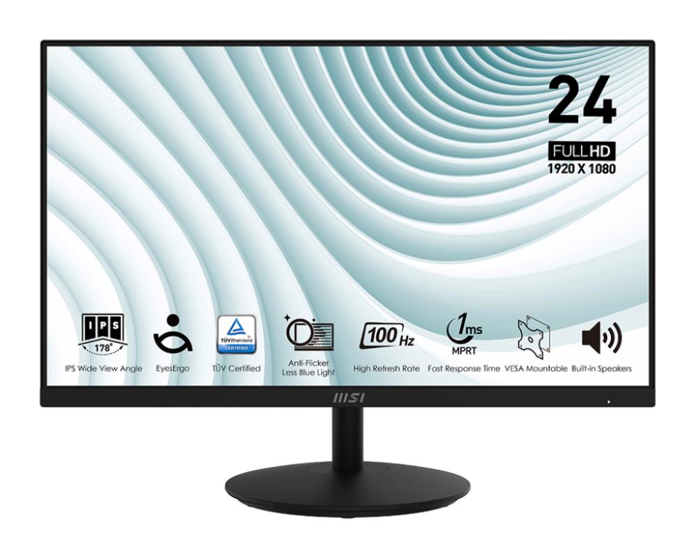 LCD Monitor|MSI|PRO MP242A|24″|Panel IPS|1920×1080|100Hz|Matt...