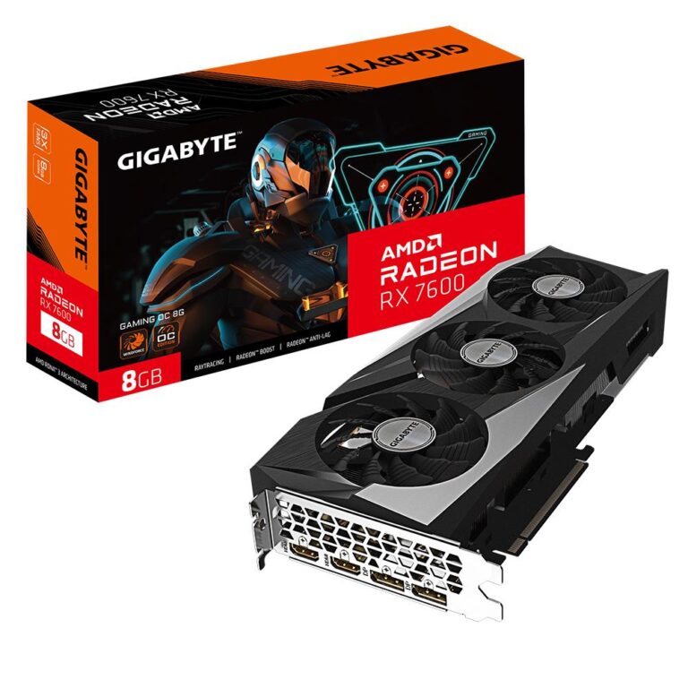 Graphics Card|GIGABYTE|AMD Radeon RX 7600|8 GB|GDDR6|128 bit|PCIE 4.0 16...