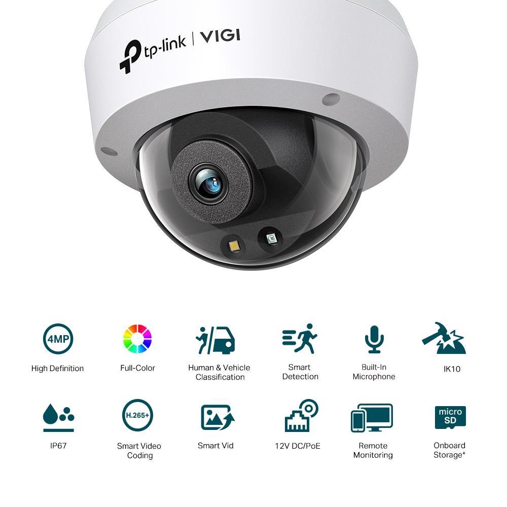 NET KAAMERA 4MP IR DOME/VIGI C240(4MM) TP-LINK