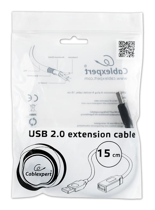 CABLE USB2 EXTENSION AM-AF/CCP-USB2-AMAF-0.15M GEMBIRD