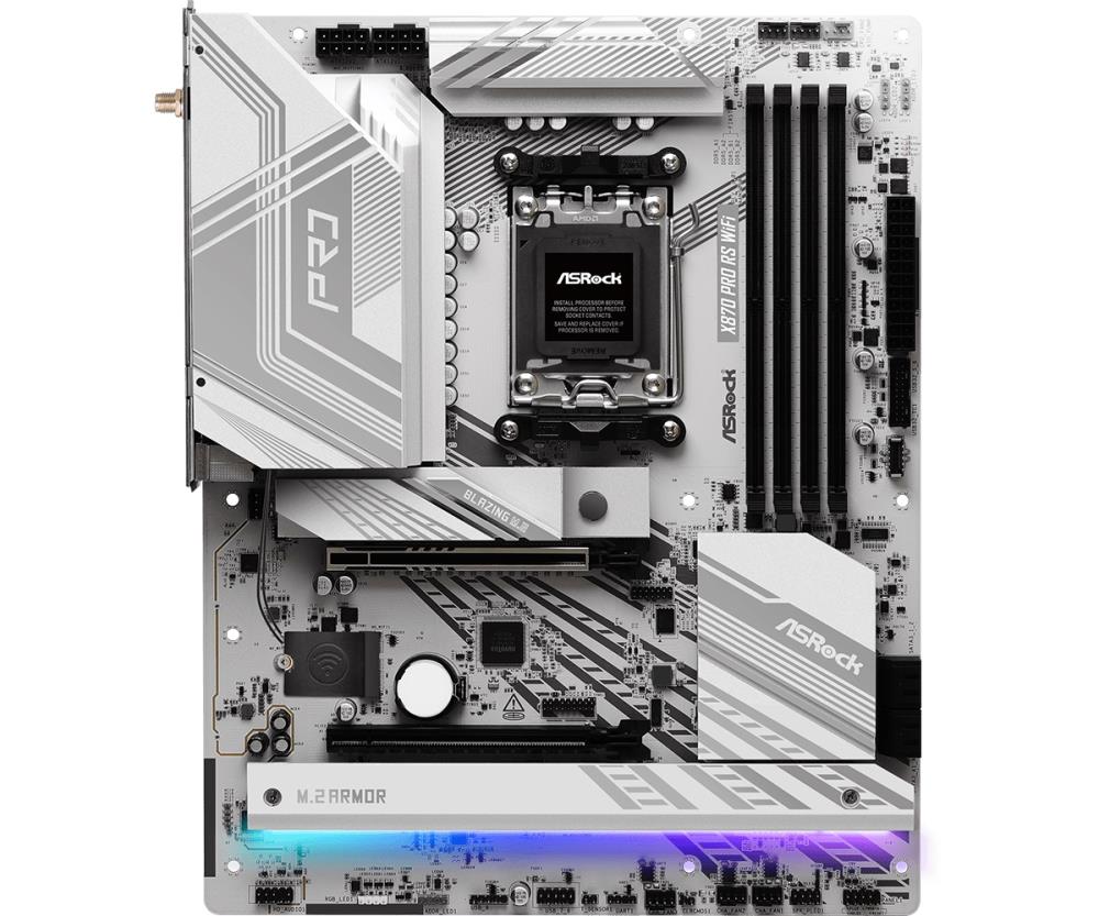Emaplaat|ASROCK|AMD X870|SAM5|ATX|Memory DDR5|Memory slots 4|1xPCI-Expr&...