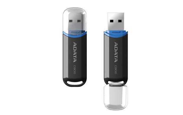 MEMORY DRIVE FLASH USB2 32GB/BLACK AC906-32G-RBK ADATA