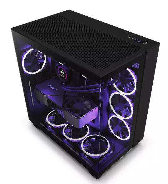 Case|NZXT|H9 FLOW|MidiTower|Case product features Transparent panel|Not ...