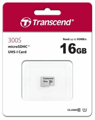 MÄLUKAART SDHC 16GB UHS-I/CLASS10 TS16GUSD300S TRANSCEND