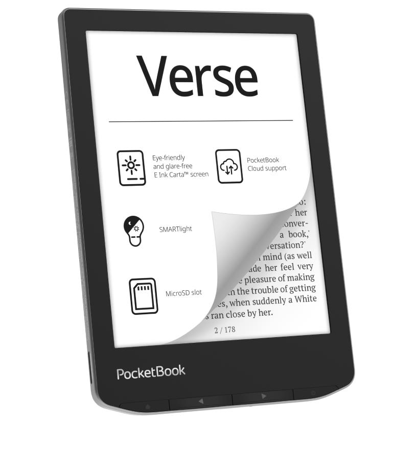 E-Reader|POCKETBOOK|Verse|6″|1024×758|1xUSB-C|Micro SD|Wirele...