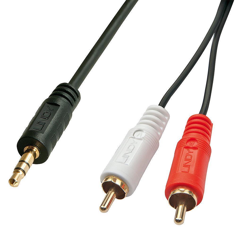 KAABEL AUDIO 2XRCA/3.5MM M/M 3M/35682 LINDY