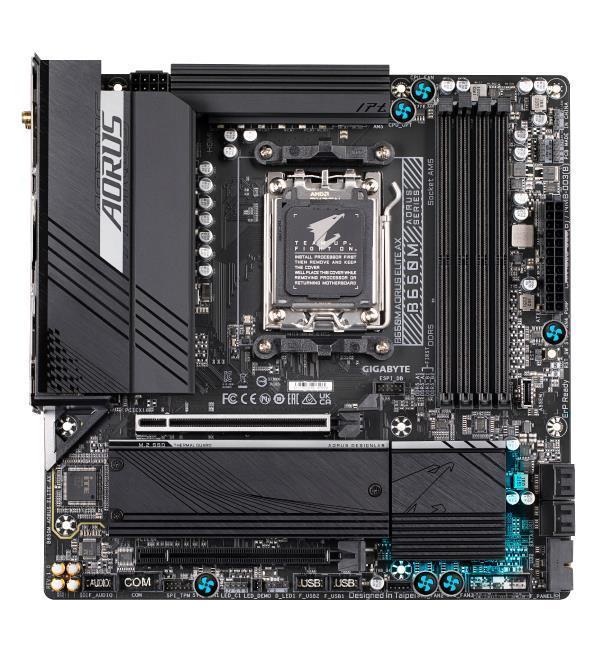 Emaplaat|GIGABYTE|AMD B650|SAM5|Micro-ATX|Memory DDR5|Memory slots 4|2x&...