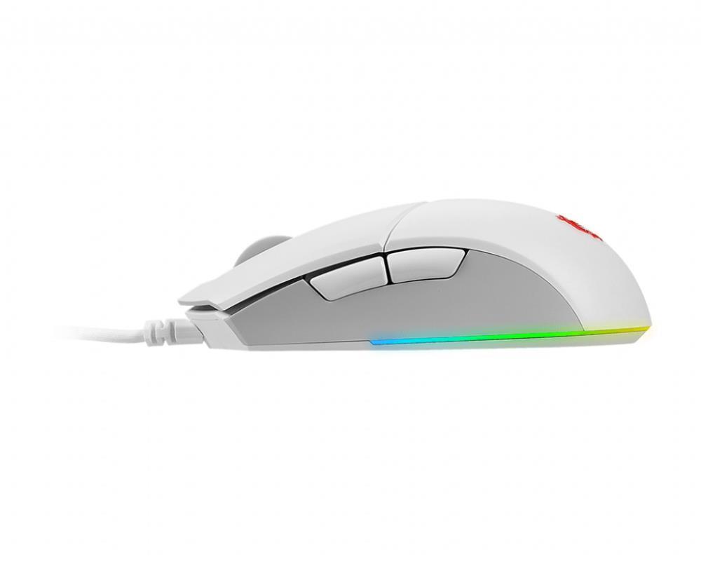 MOUSE USB OPTICAL GAMING/CLUTCH GM11 WHITE MSI