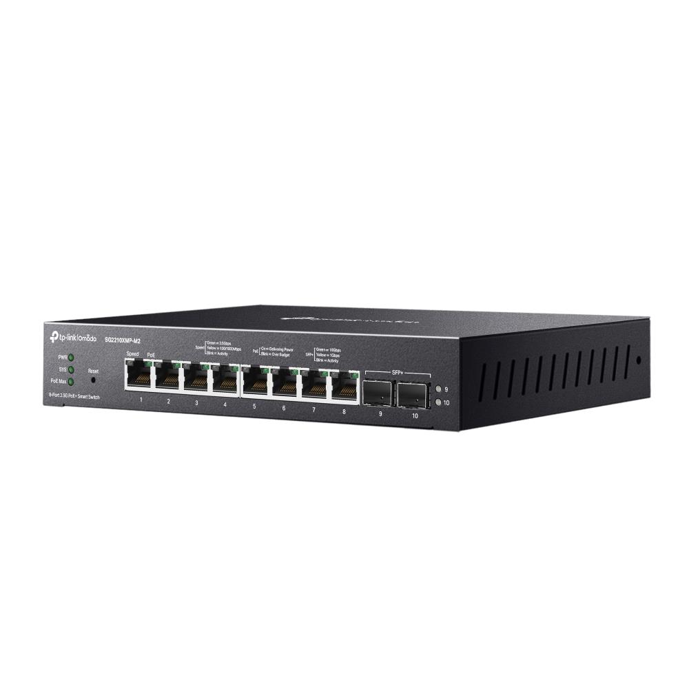 Switch|TP-LINK|Type L2|Desktop/pedestal|8×2.5GbE|2xSFP+|PoE+ ports ...