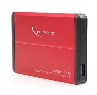 HDD CASE EXT. USB3 2.5″/RED EE2-U3S-2-R GEMBIRD