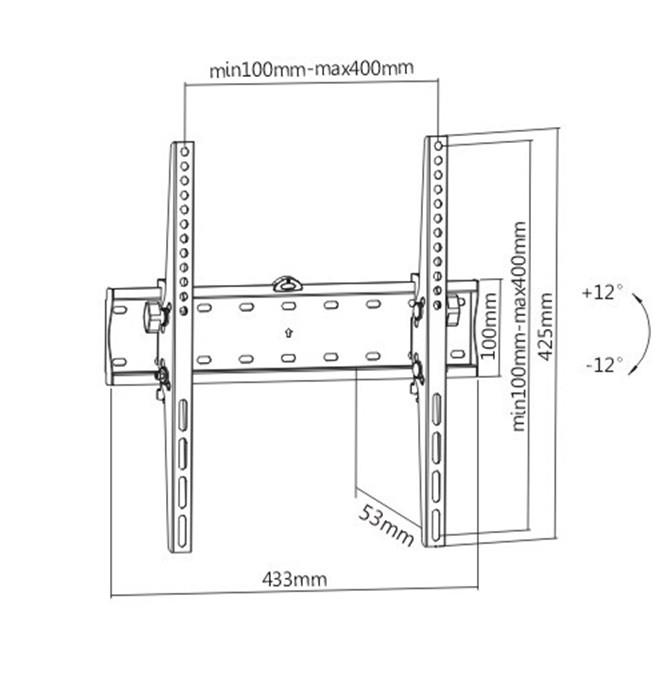 TV SET ACC WALL MOUNT 32-55″/WM-55T-02 GEMBIRD