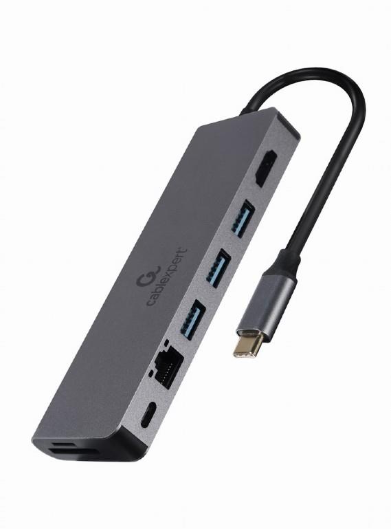 I/O ADAPTER USB-C TO HDMI/USB3/5IN1 A-CM-COMBO5-05 GEMBIRD