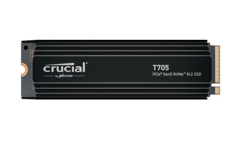 SSD|CRUCIAL|T705|4TB|M.2|PCIe Gen5|NVMe|Write speed 12600 MBytes/sec|Rea...