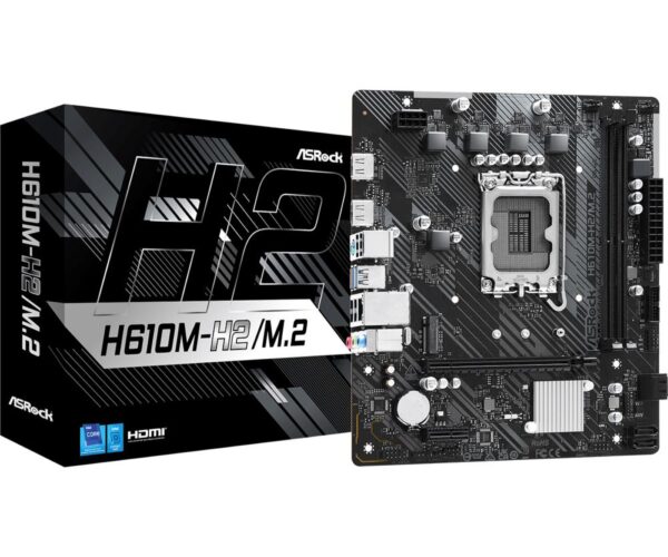 Emaplaat|ASROCK|Intel H610|LGA1700|Micro-ATX|Memory DDR4|Memory slots 2...