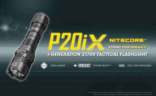 FLASHLIGHT PRECISE SERIES/4000 LUMENS P20IX NITECORE