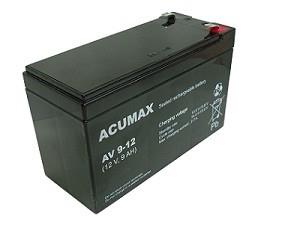 BATTERY 12V 9AH VRLA/AV9-12 T2 ACUMAX EMU