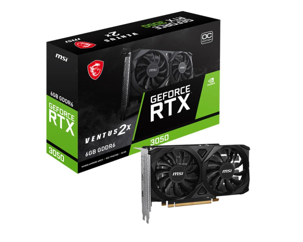 Videokaart|MSI|NVIDIA GeForce RTX 3050|6 GB|GDDR6|96 bit|PCIE 4.0 16x&#8...