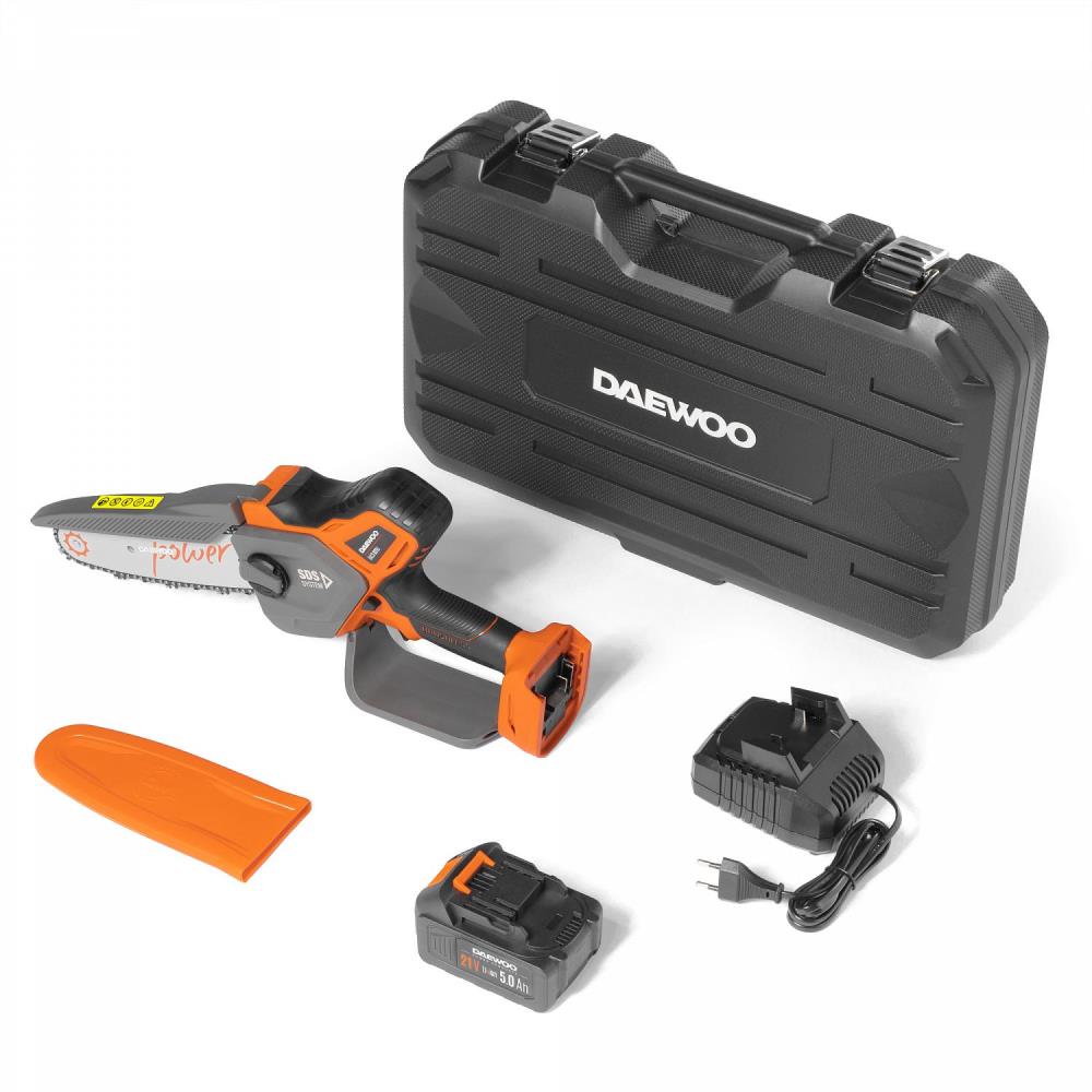 CHAINSAW CORDLESS 20CM 21V/DACS 821LI SET DAEWOO