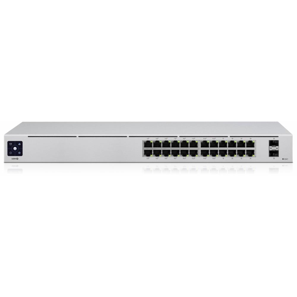 Switch|UBIQUITI|USW-Pro-24-PoE|Type L3|Desktop/pedestal|Rack|24x10Base-T...