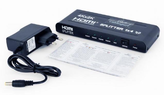 KAABEL HDMI SPLITTER 4PORTS/DSP-4PH4-02 GEMBIRD