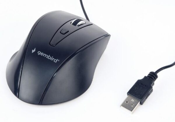 MOUSE USB OPTICAL/BLACK MUS-4B-02 GEMBIRD