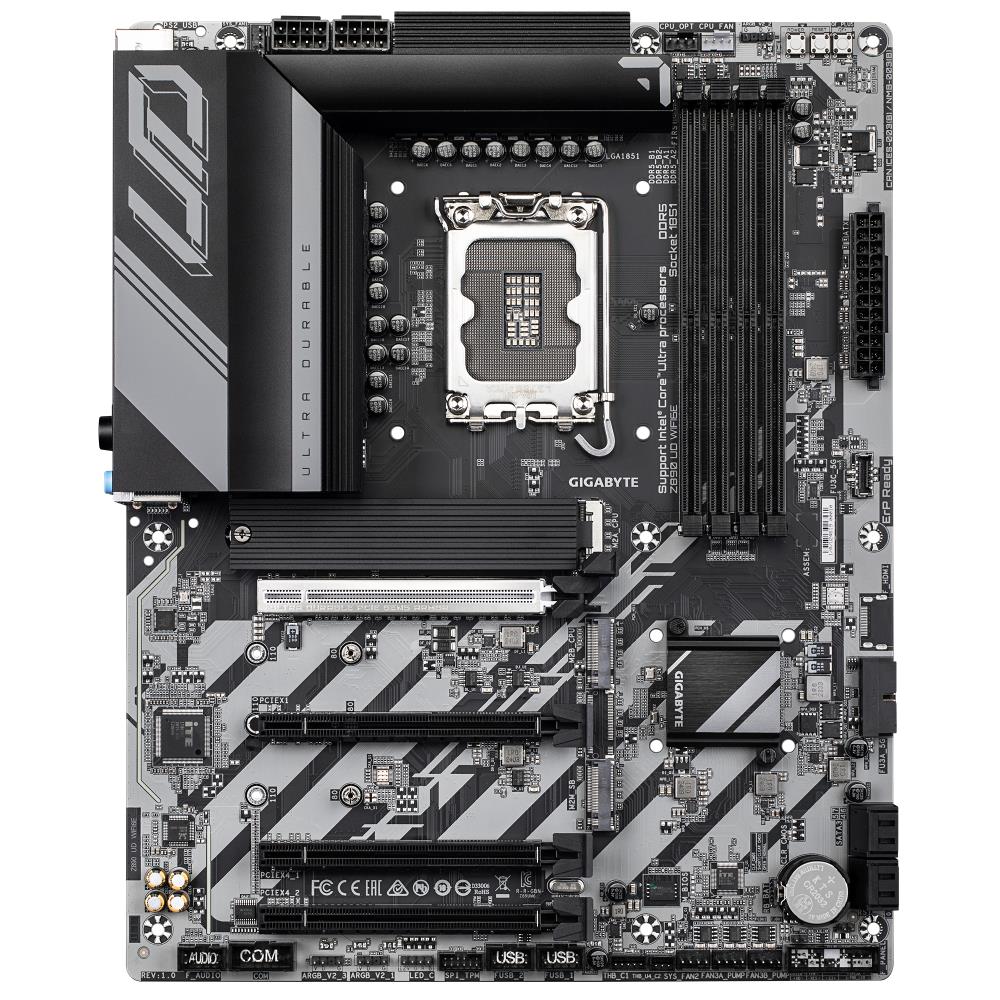 Emaplaat|GIGABYTE|Intel Z890|LGA1851|ATX|Memory DDR5|Memory slots 4|1xP&...