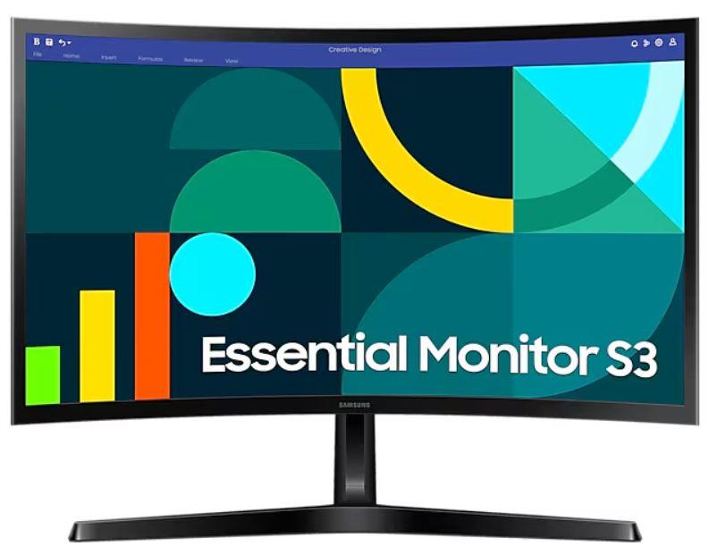 LCD Monitor|SAMSUNG|LS24D366GAUXEN|24″|Business/Curved|Panel VA|1920×1080|16:9|100Hz|4 ms|Tilt|Colour Black|LS24D366GAUXEN