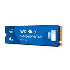 SSD|WESTERN DIGITAL|Blue SN5000|4TB|M.2|PCIe Gen4|NVMe|Write speed 5000 ...