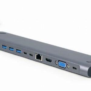 I/O ADAPTER USB-C TO HDMI/USB3/9IN1 A-CM-COMBO9-01 GEMBIRD