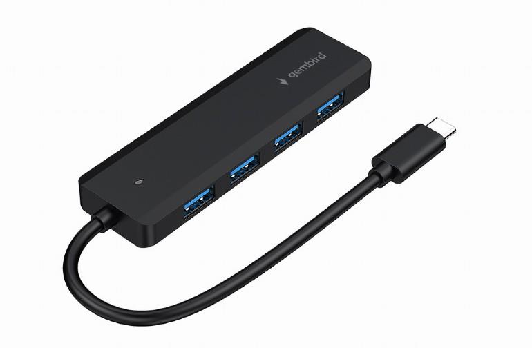 I/O HUB USB-C 4PORT/UHB-CM-U3P4P-01 GEMBIRD