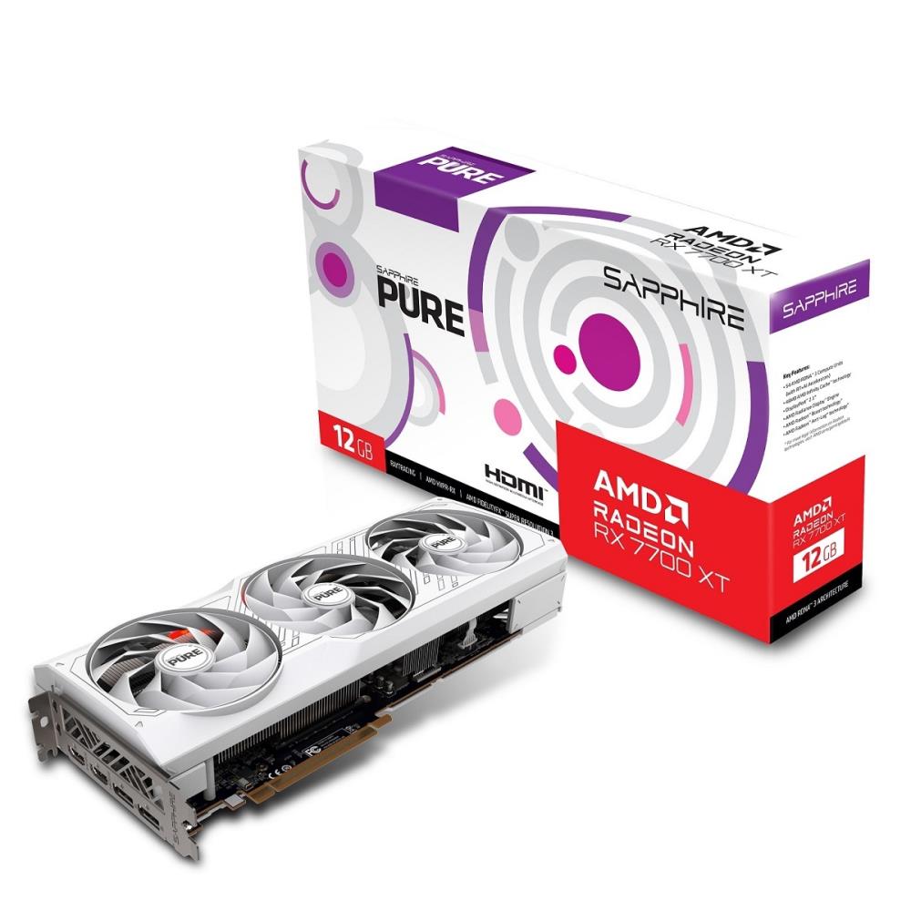 Videokaart|SAPPHIRE|AMD Radeon RX 7700 XT|12 GB|GDDR6|192 bit|PCIE 4&#82...