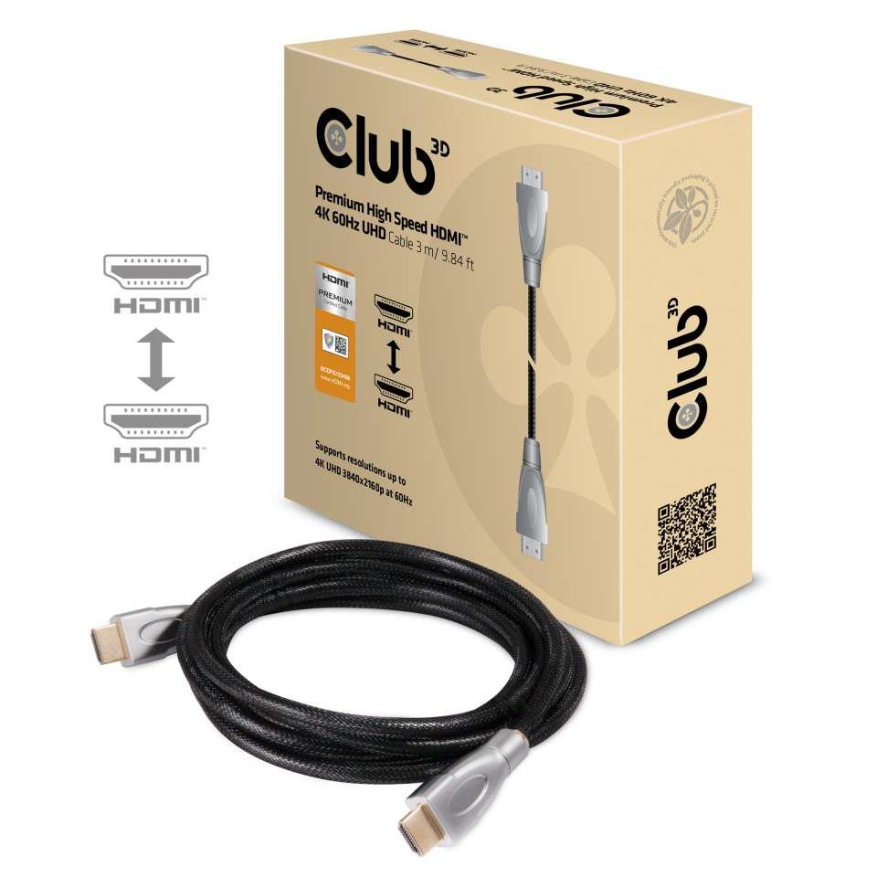 KAABEL HDMI 3M/PREMIUM CAC-1310 CLUB3D