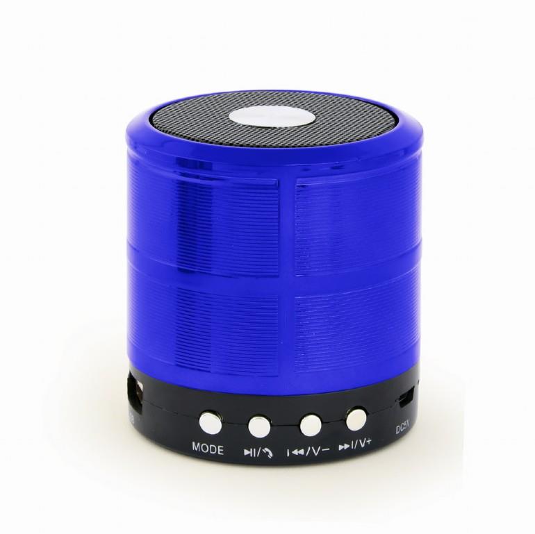 Kaasaskantav Kõlar|GEMBIRD|Blue|Portable/Juhtmevaba|1xMicro-USB|1xStereo...