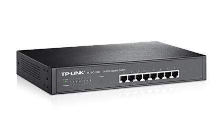 Switch|TP-LINK|Rack|8x10Base-T / 100Base-TX / 1000Base-T|TL-SG1008