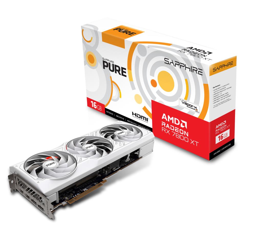 Videokaart|SAPPHIRE|AMD Radeon RX 7800 XT|16 GB|GDDR6|256 bit|PCIE 4&#82...