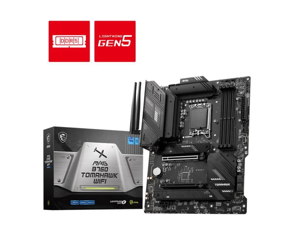 Mainboard|MSI|Intel B760 Express|LGA1700|ATX|Memory DDR5|Memory slots 4|...