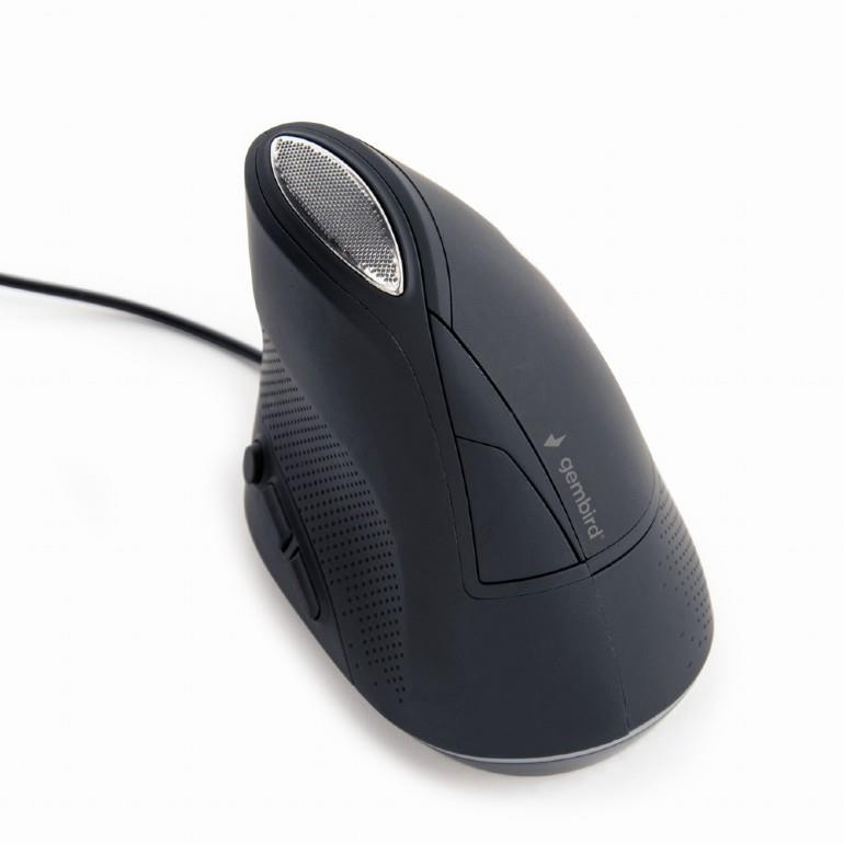 Hiir USB OPTICAL SPACEGREY/ERGONOMIC MUS-ERGO-03 GEMBIRD