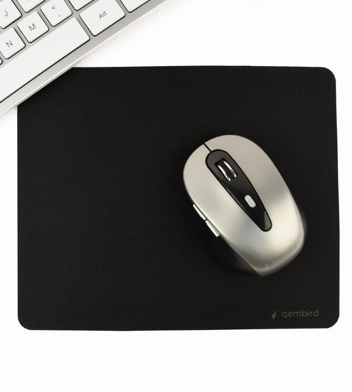 MOUSE PAD CLOTH RUBBER/BLACK MP-S-BK GEMBIRD