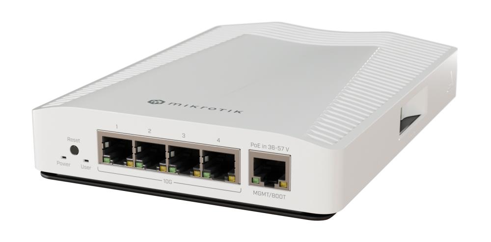 Switch|MIKROTIK|1x10Base-T / 100Base-TX / 1000Base-T|4x10GbE|PoE ports 1...