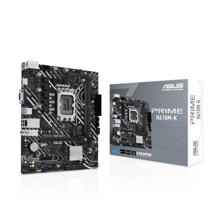 Mainboard|ASUS|Intel H610|LGA1700|Micro-ATX|Memory DDR5|Memory slots 2|1...