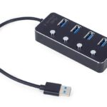 I/O HUB USB3 4PORT/UHB-U3P4P-01 GEMBIRD