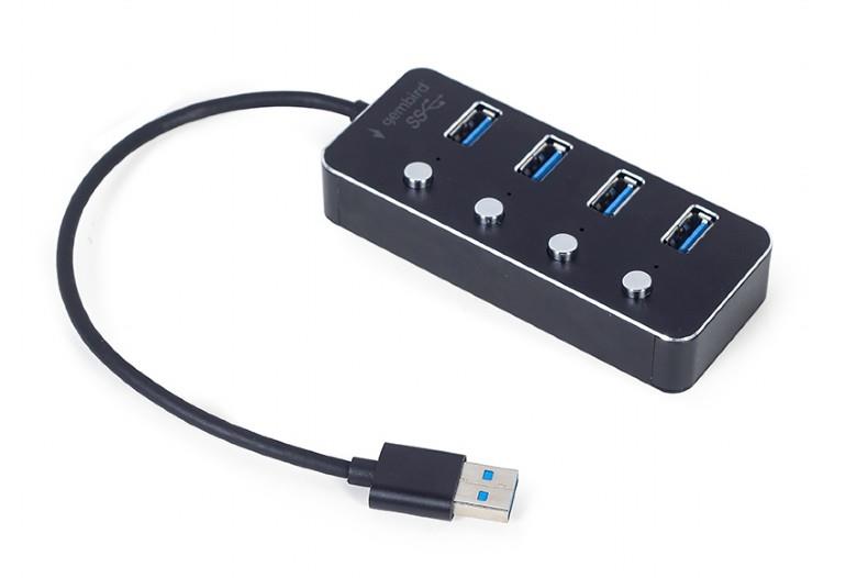 I/O HUB USB3 4PORT/UHB-U3P4P-01 GEMBIRD